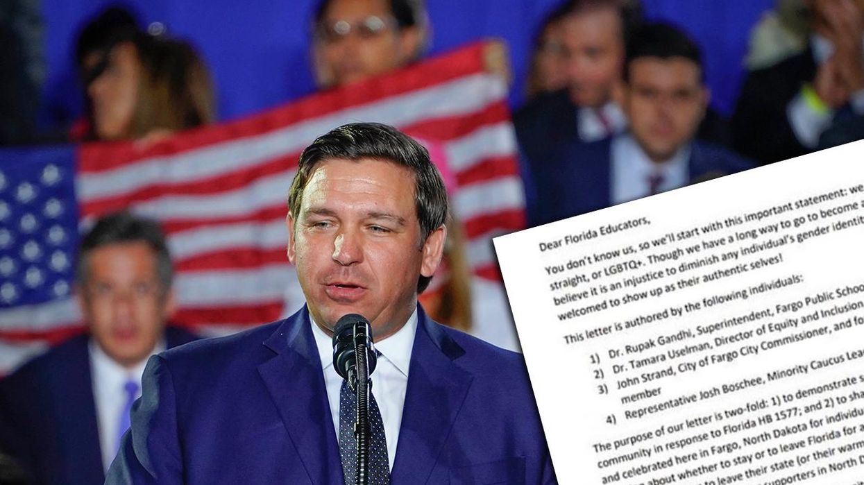 Team DeSantis has perfect two-word response to North Dakota trying to poach teachers over 'Don't Say Gay'