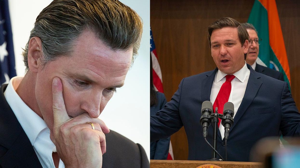 Gavin Newsom's in-laws like Ron DeSantis more than him, fled California for Florida with everyone else