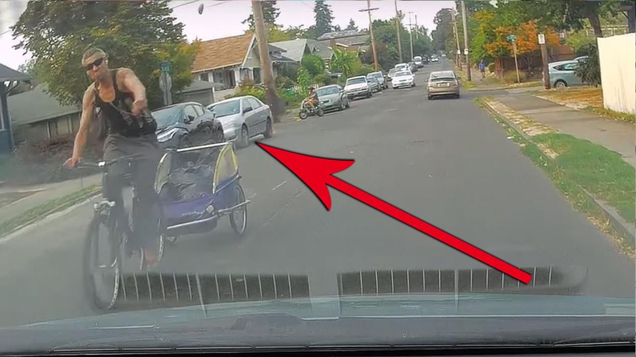 Watch: Homeless man enjoys throwing rocks at cars, and victims are wondering why he's not arrested