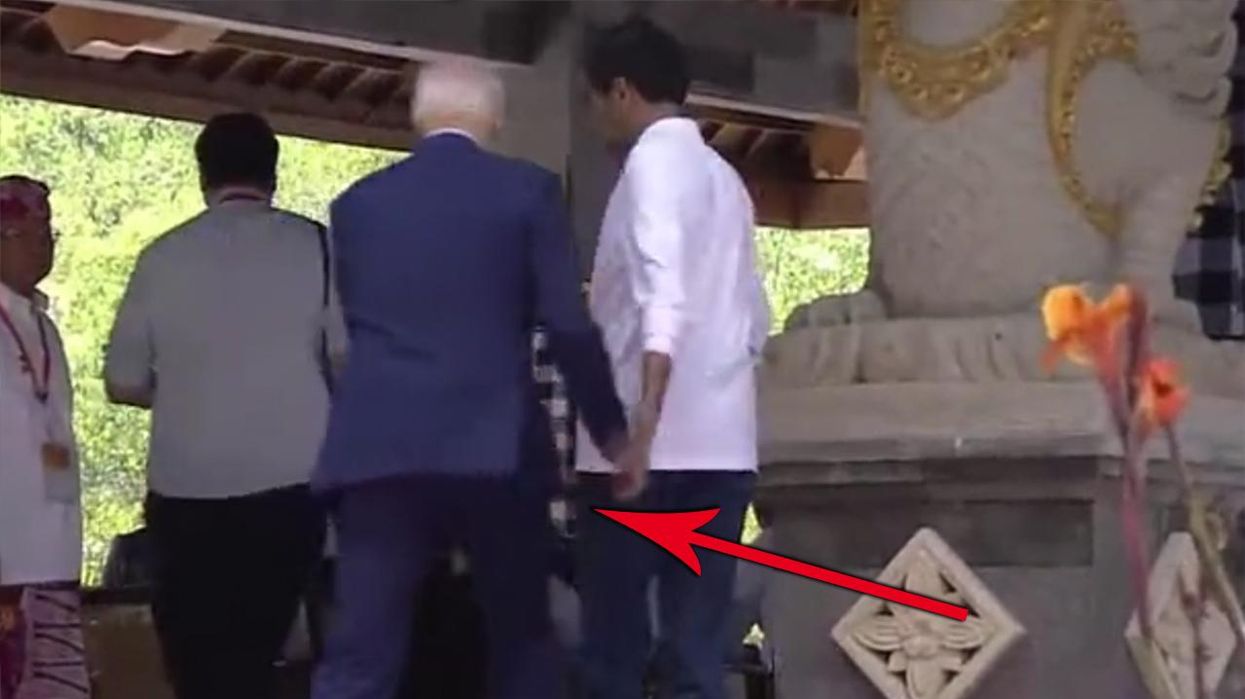 As we argue DeSantis vs Trump, Joe Biden reminds us he can't walk up stairs without forgetting how