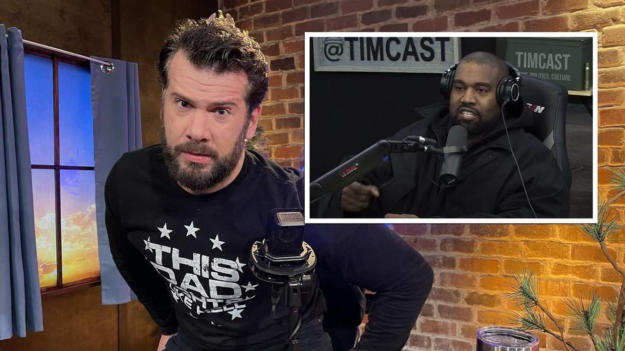 KANYE STORMS OFF OF TIM POOL'S PODCAST IN AWKWARD INTERVIEW!