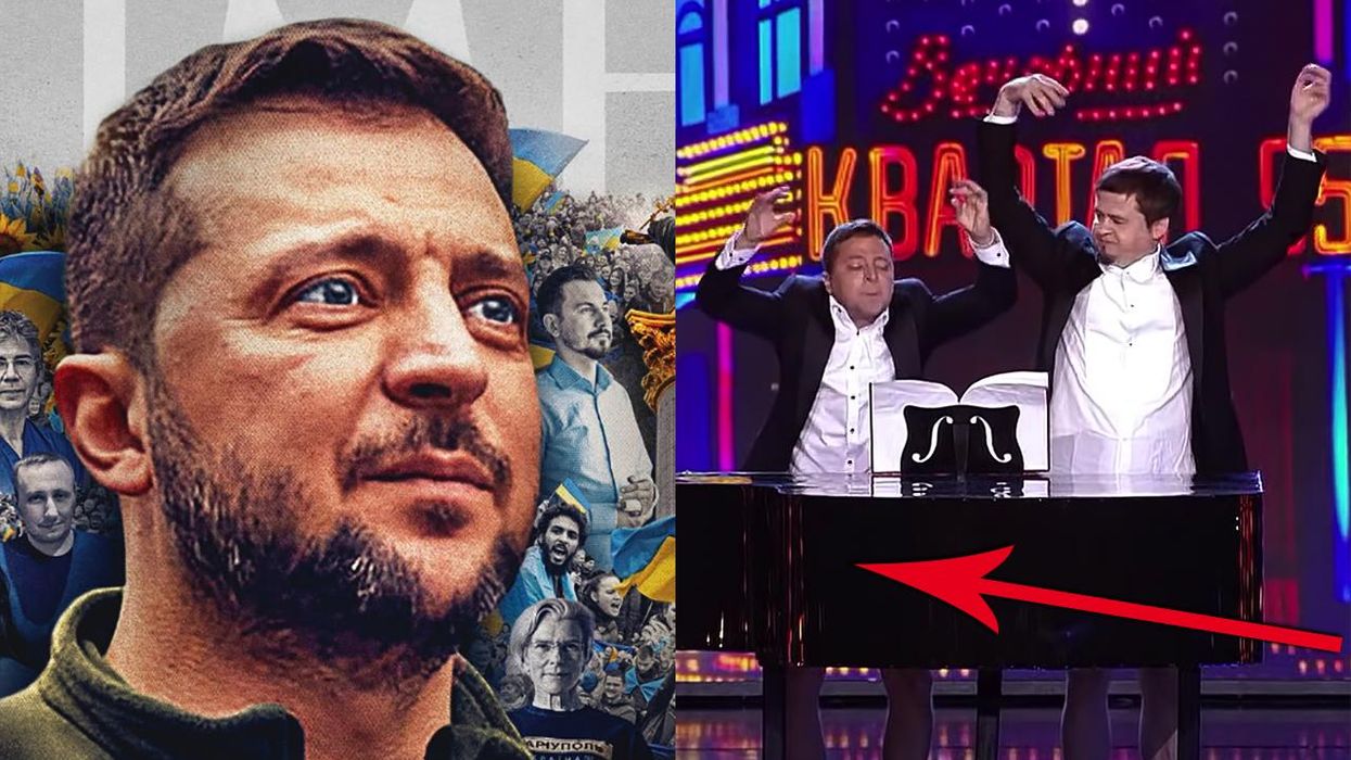 Watch: Volodymyr Zelenskyy is Time's 'Person of the Year,' so here he is playing piano with his penis