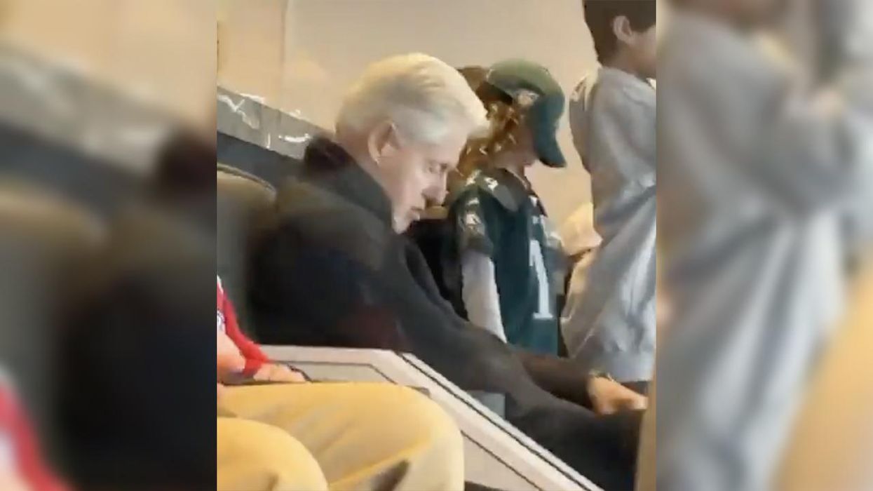 'Somebody shake him!': Bill Clinton caught passed out at an NFL game (but in his defense, he's old AF)