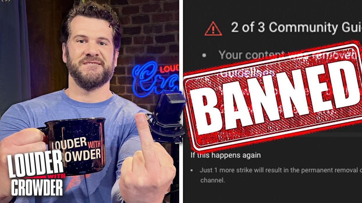 SOURCES: F*CK YOUTUBE: CROWDER HIT 5x! IT'S TIME TO UNITE!