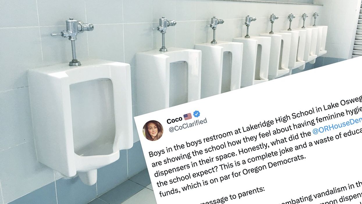 Woke high school forced to respond to what chad students are doing to the tampon dispensers in the boys' bathroom