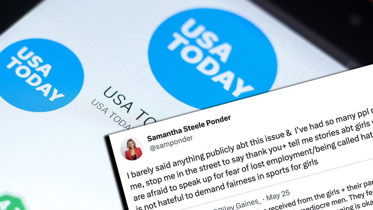 Two USA Today reporters gang up on lone ESPN host speaking out in defense of girls' sports: "Plain old bigotry"
