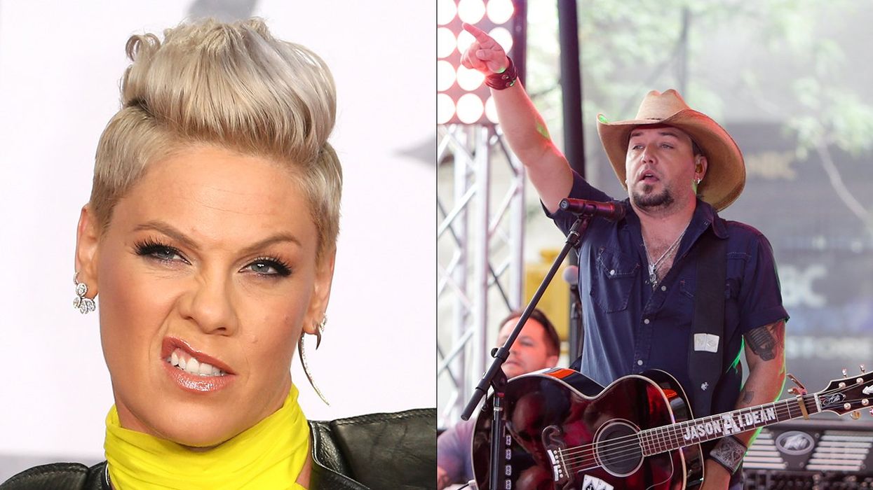 "Yeah, I said it!" P!nk lashes out at Jason Aldean and we have no idea what the hell she's talking about