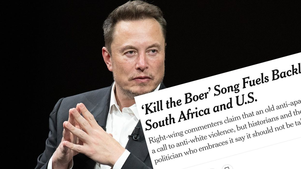 Elon Musk savages NYT making excuses for a viral song calling for the killing of white people