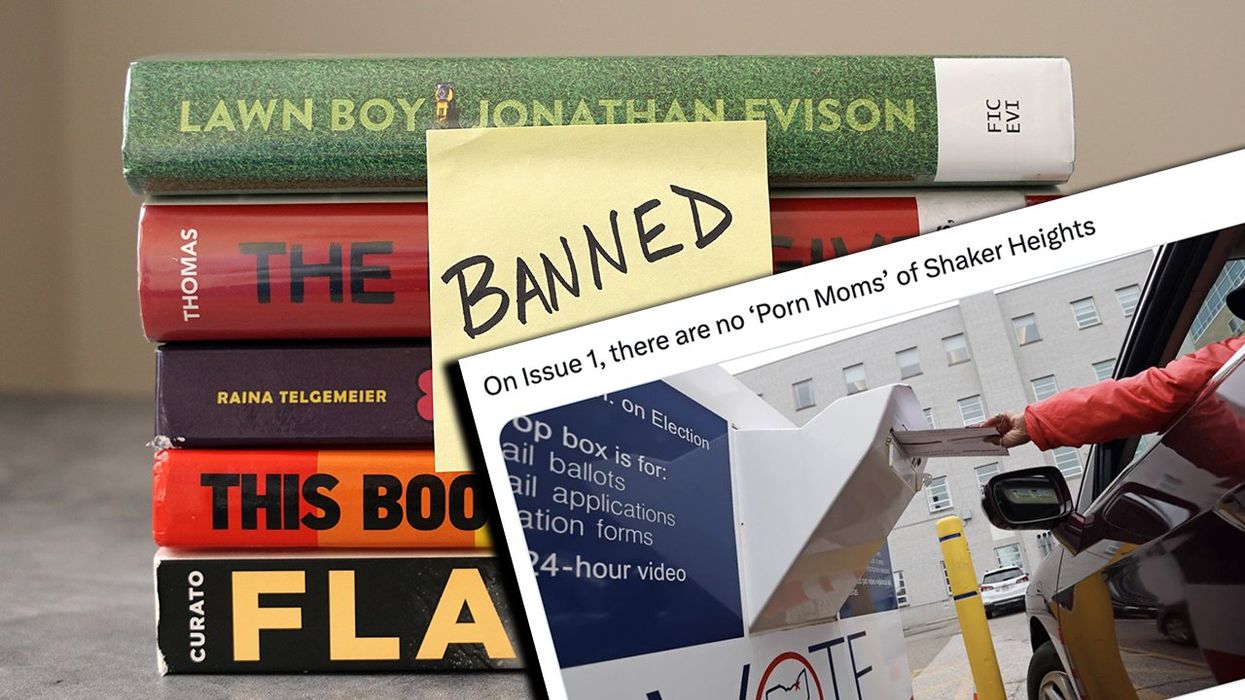 Attempting to claim the Left doesn't want porn in schools, a "fact" checker accidentally admits there's porn in schools