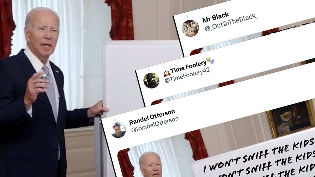 Some idiot at the WH put Joe Biden in front of a whiteboard and the internet went bananas with it