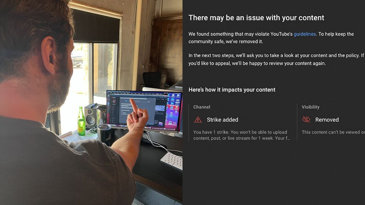 YouTube just gave us a strike for a FIFTEEN month old video and here's our response