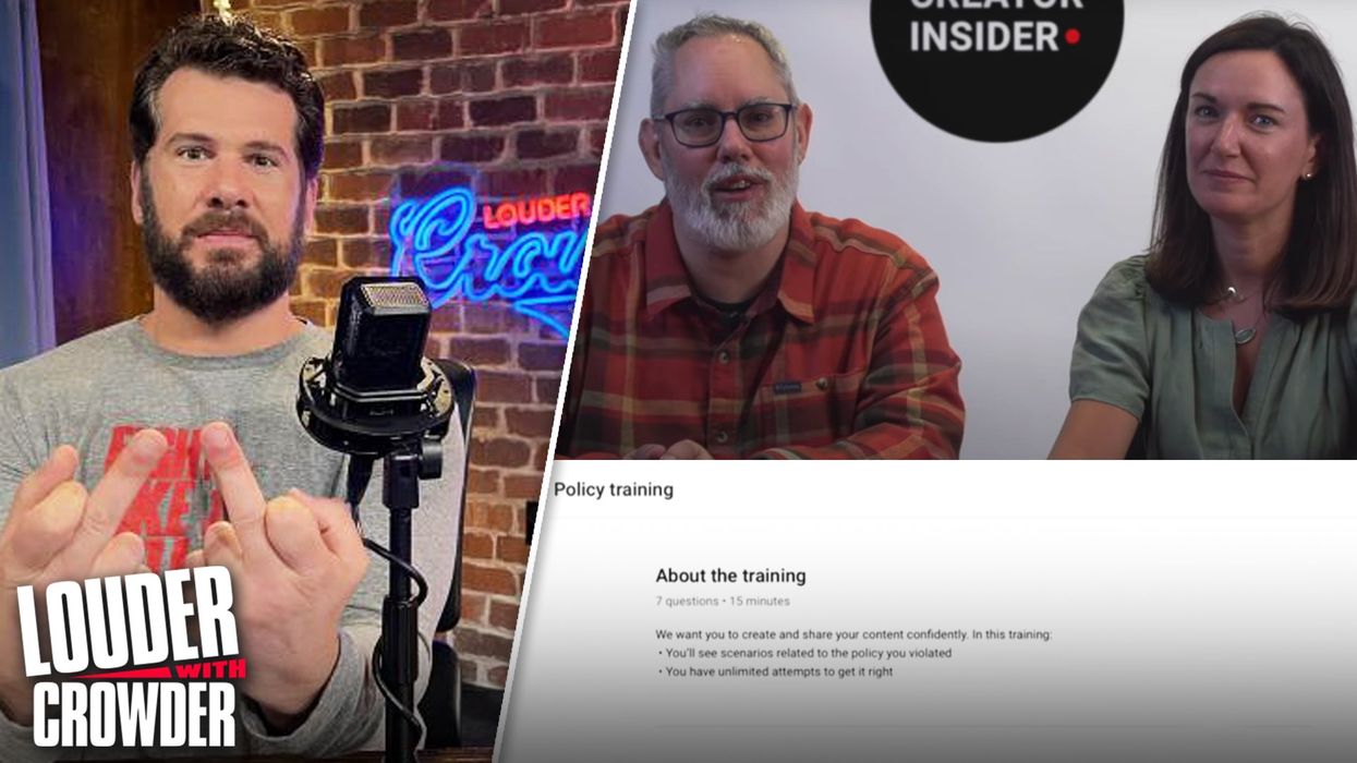 Sources: Crowder FORCED to Take YouTube's WOKE Course LIVE!