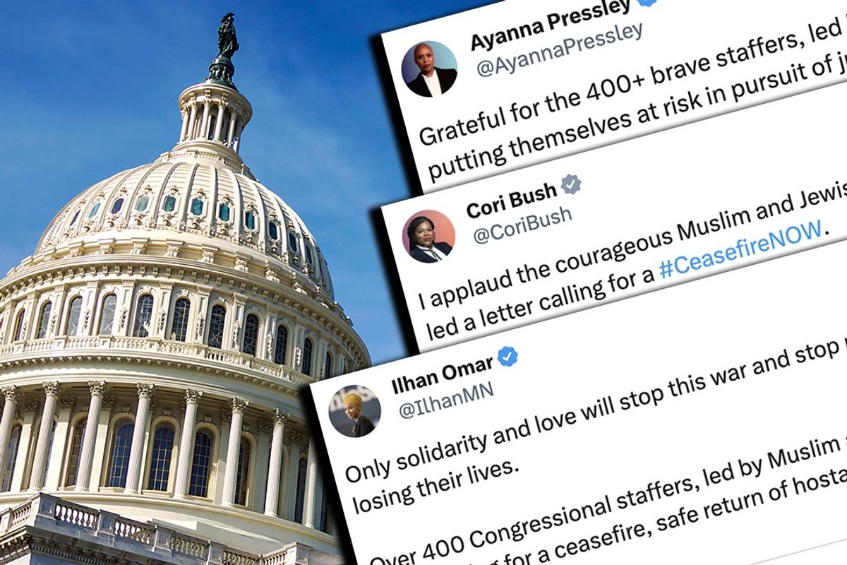 411 congressional staffers anonymously sign a letter demanding Israel ceasefire, and of course, The Squad supports them
