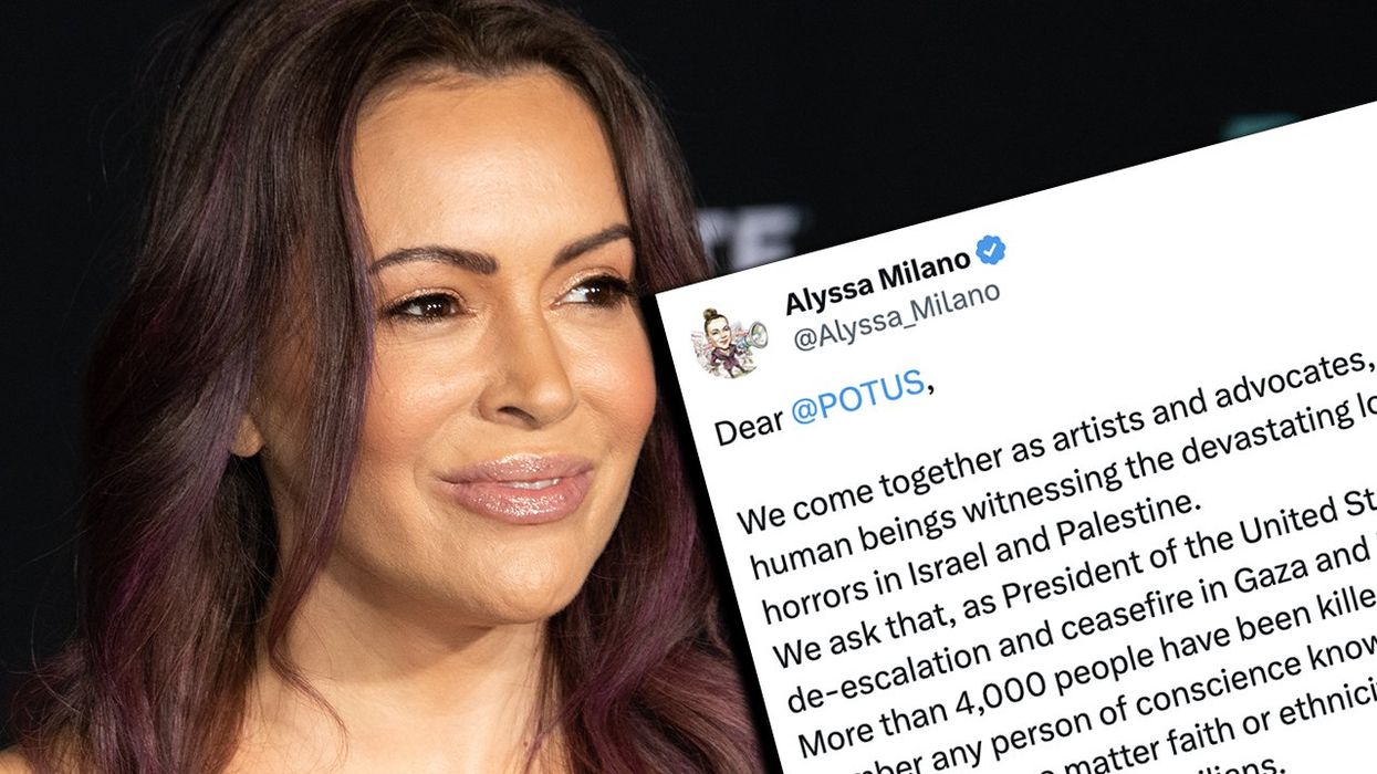 Alyssa Milano (of course) leads Hollywood in an open letter to Joe Biden demanding an Israel ceasefire