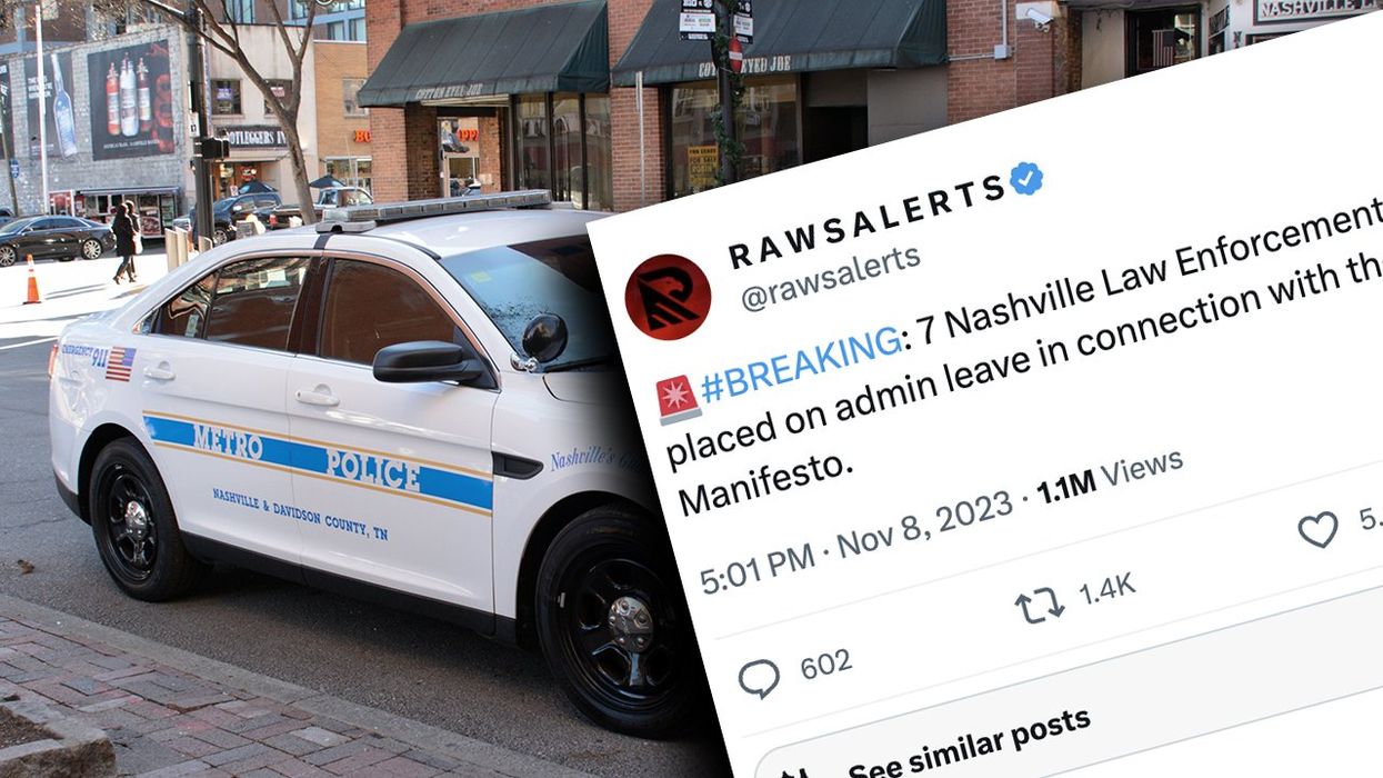 Seven officers placed on leave in response to the leaked Nashville Manifesto "to protect the integrity of the investigation"