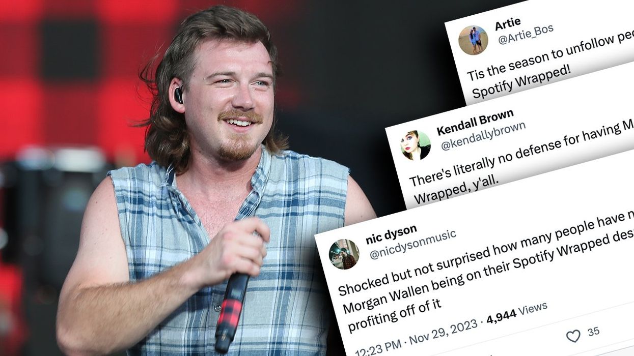 Losers are shaming Morgan Wallen fans for their "racist" Spotify Wrapped lists because, apparently, we're still doing this