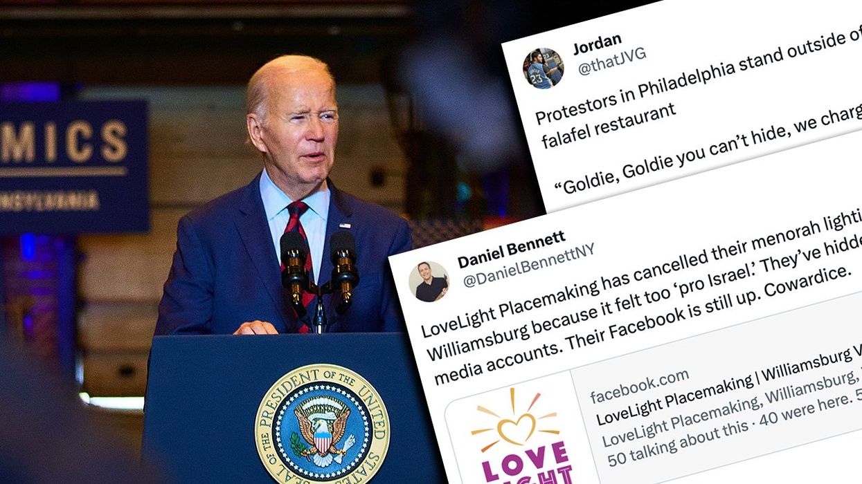Does Biden think there are "fine people on both sides" as progressives terrorize restaurants, cancel Hanukkah celebration?