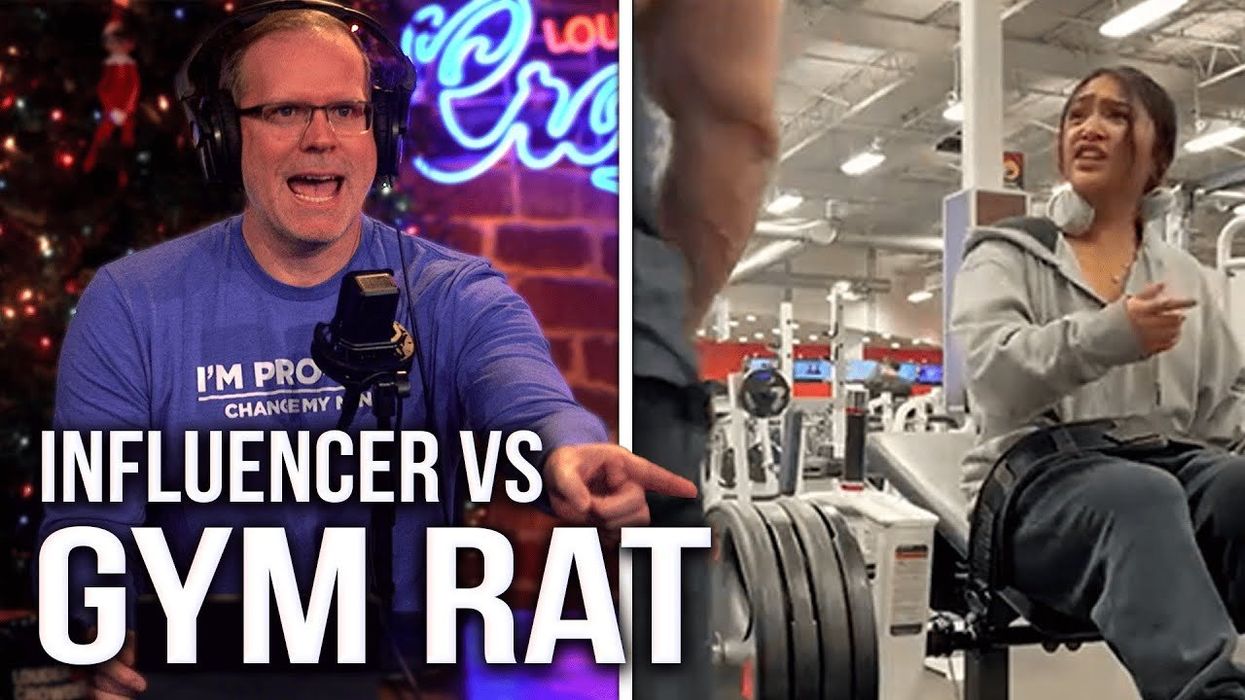 Watch: Meathead Gym Bro NUKES TikTok Influencer For Filming Her Workouts?!