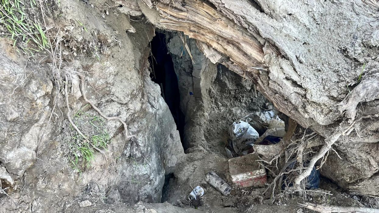 Homeless Crisis So Bad In California, They're Found Living In Furnished Caves 20-Feet Below Ground