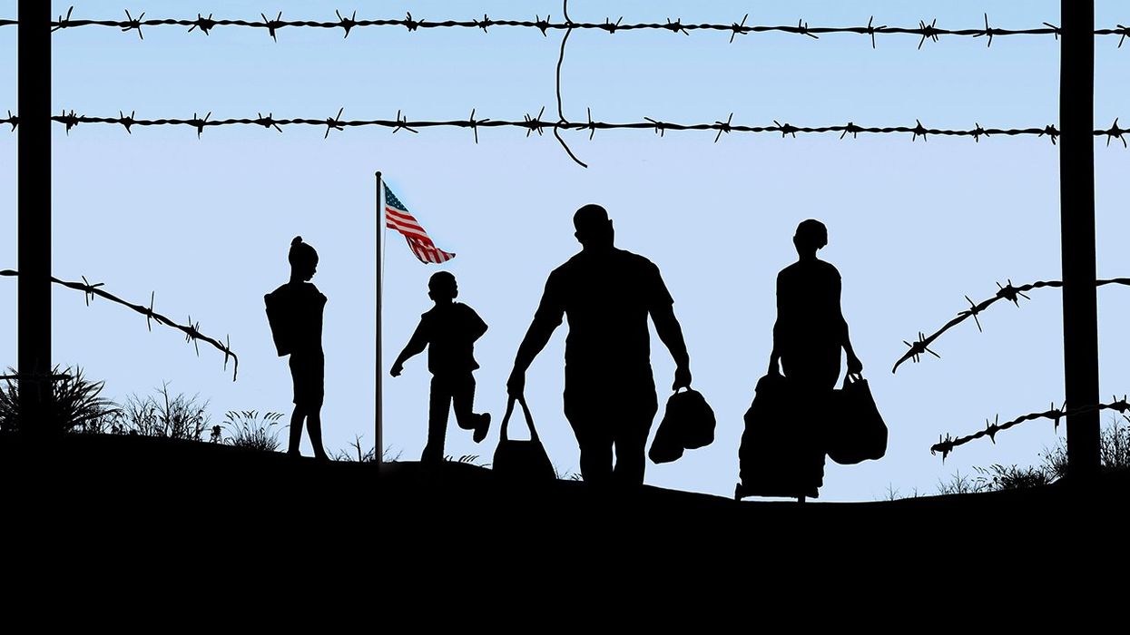 Flyers are being handed out to illegals crossing the border instructing them to vote for Joe Biden