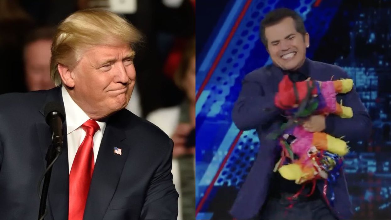 Watch: Woke Latinx actor has a meltdown on a pinata over Hispanic voters flocking to Trump