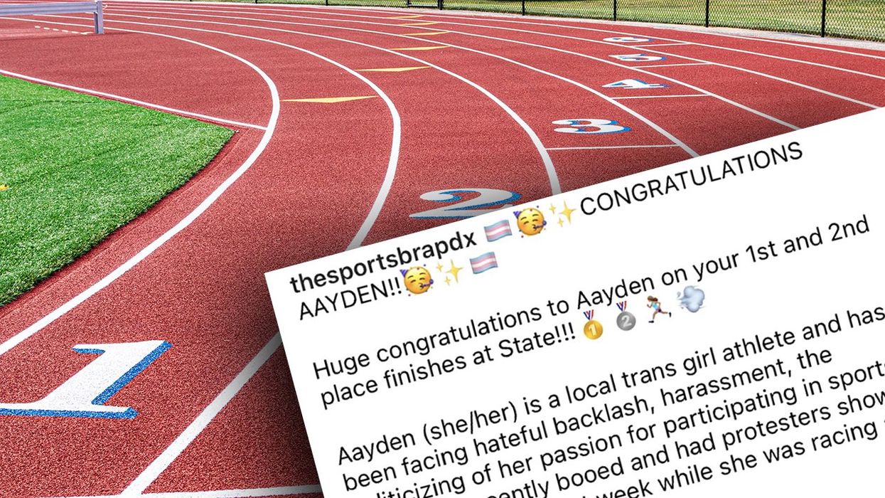 Wokest women's sports bar in America celebrates trans athlete taking high school track championship from actual girls