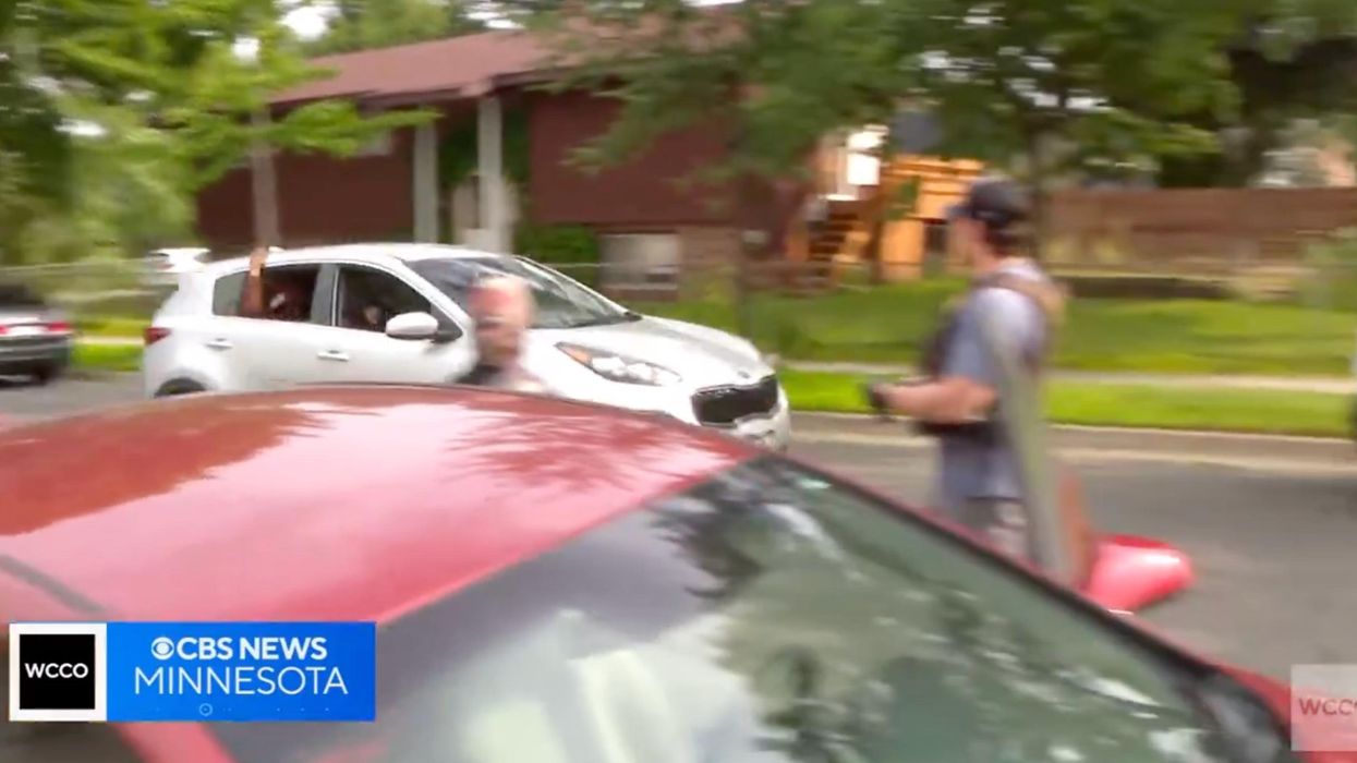 Watch: Welcome to Tim Walz's Minnesota, where thugs steal a car DURING a news report on car theft