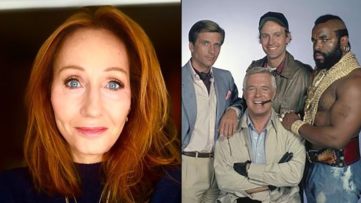 JK Rowling drops an AMAZING A-Team reference mocking wokescolds who believe "women have d*cks"