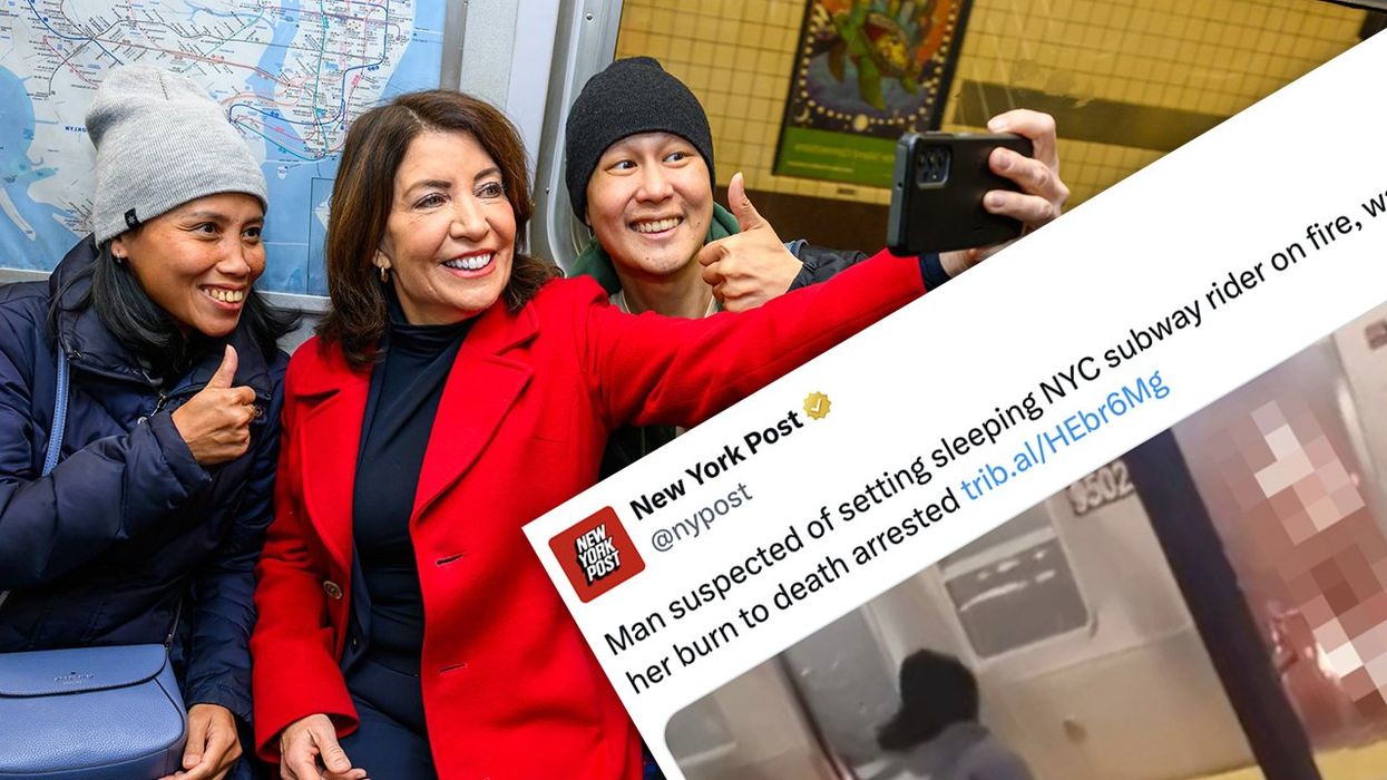 NY Governor praises herself for making the subways safe hours after a woman was set on fire by a migrant