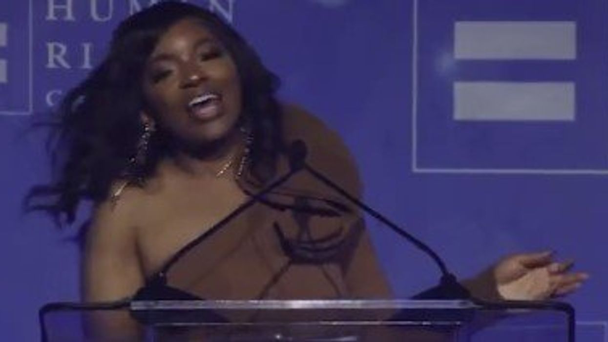 Jasmine Crockett mocks a GOP governor for being disabled while the Human Rights Campaign laughs