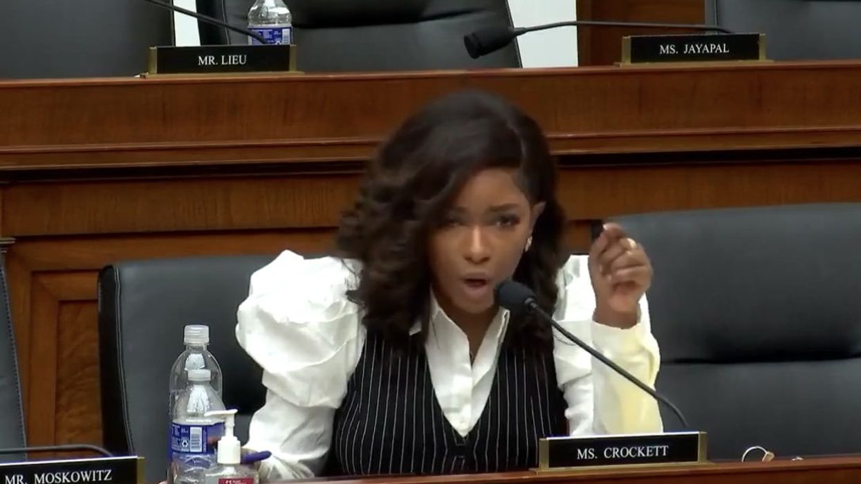 Jasmine Crockett goes on unhinged rant about law and order, until a GOP Rep reminds her who she wanted to impeach