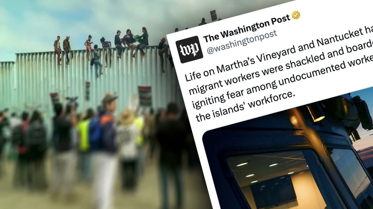 Media claims it's a catastrophe that illegals are being deported from Martha's Vineyard, thinks we forgot two years ago
