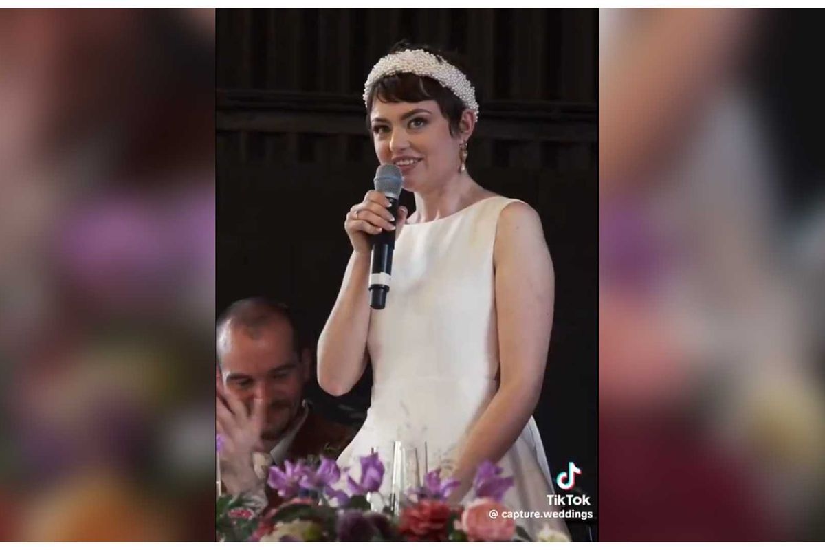 Bride uses her wedding speech to rant about trans rights, and as cringe as you think it will be... it's worse