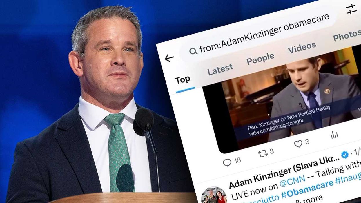 Never Trumper sellout Adam Kinzinger attempts Dem talking points on shutdown, gets smacked with his own record