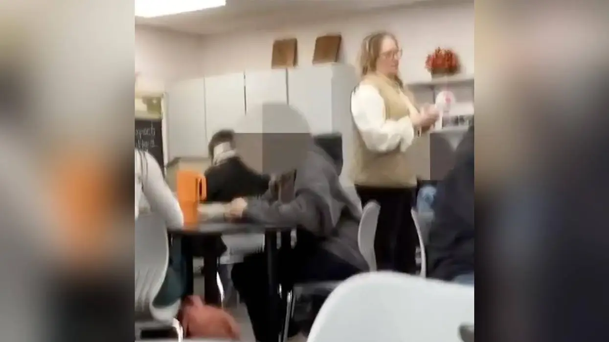 Hidden video captures teacher freaking out on student who owned her defending ICE against Renee Good