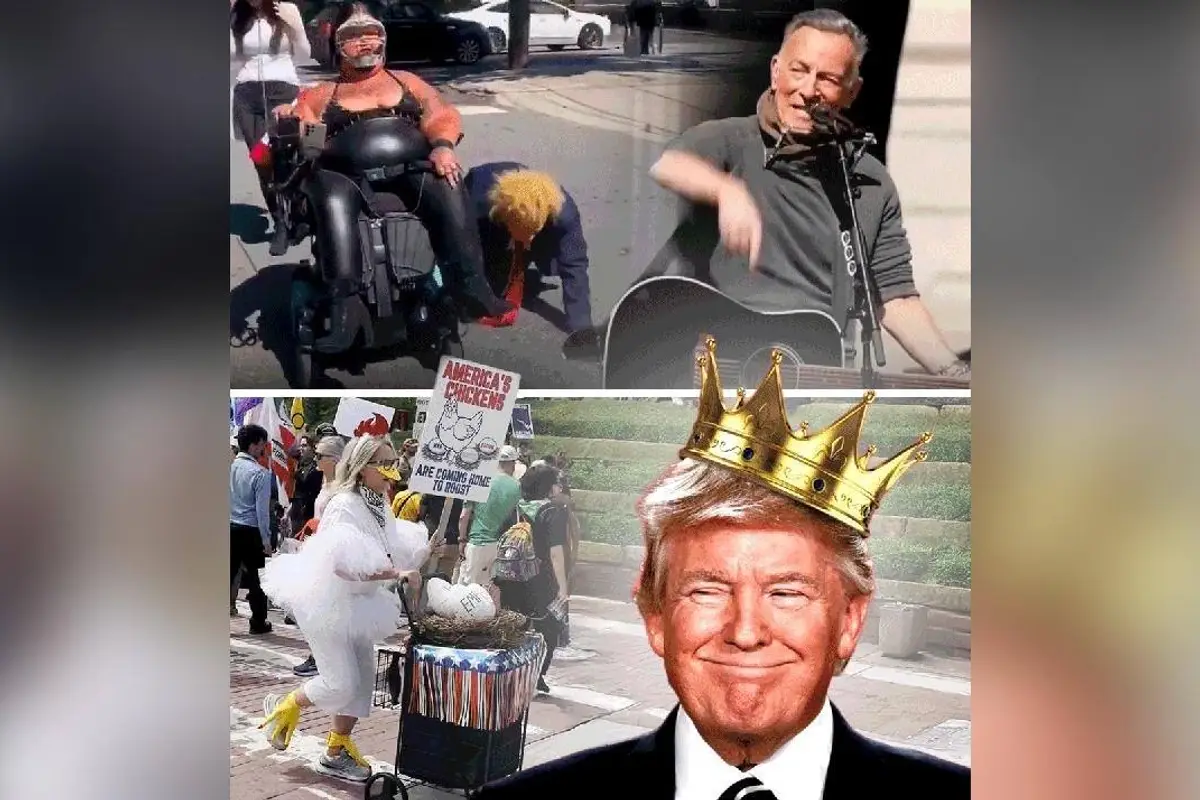 Watch: This Weekend's No Kings Protests Were Cringe, Organized, And Dangerous