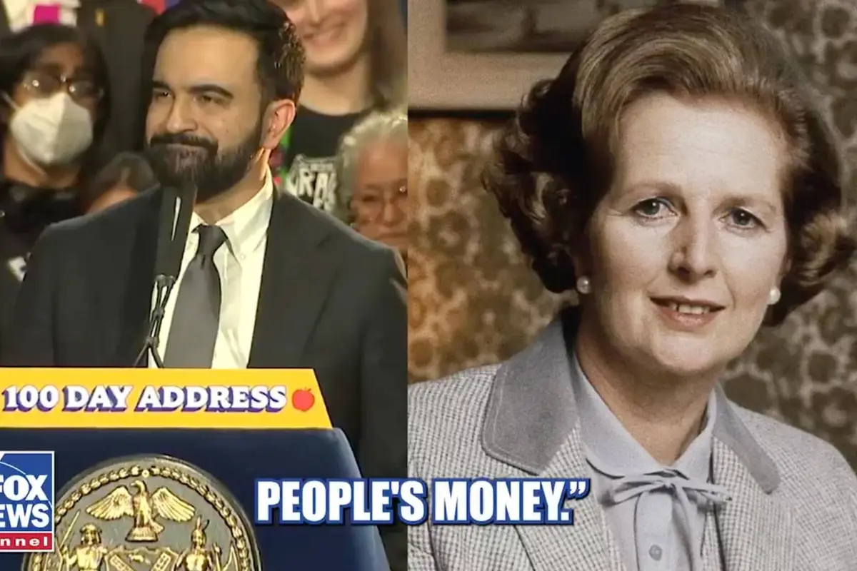 Mamdani celebrates his first 100 days of socialism by mocking iconic Margaret Thatcher quote