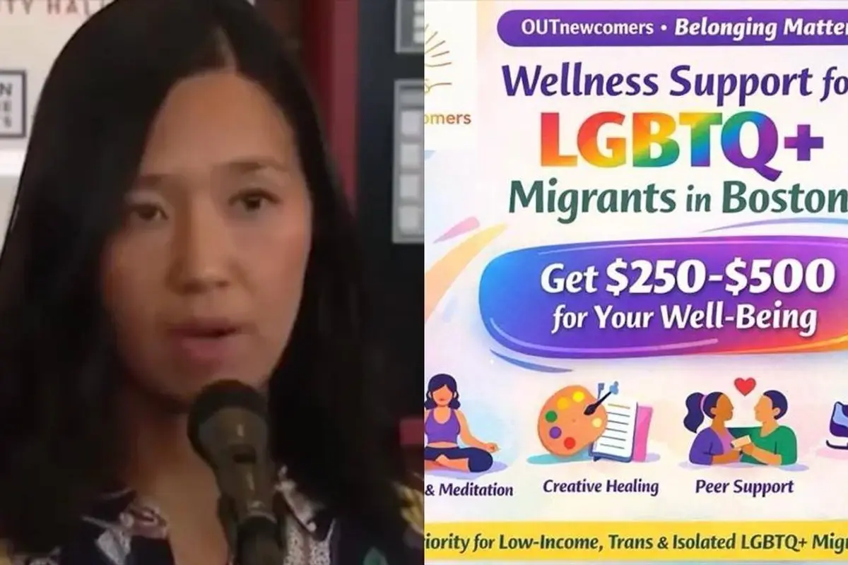 Mayor blasted for handing out $500 massage vouchers to welcome queer and trans illegal migrants to Boston