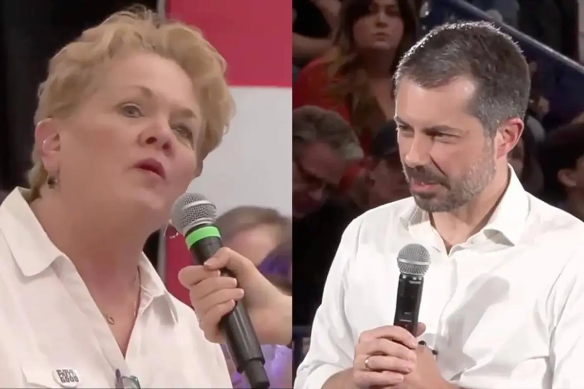 Woke woman claims trans people will be sent to concentration camps, asks Pete Buttigieg what he plans to do about it.