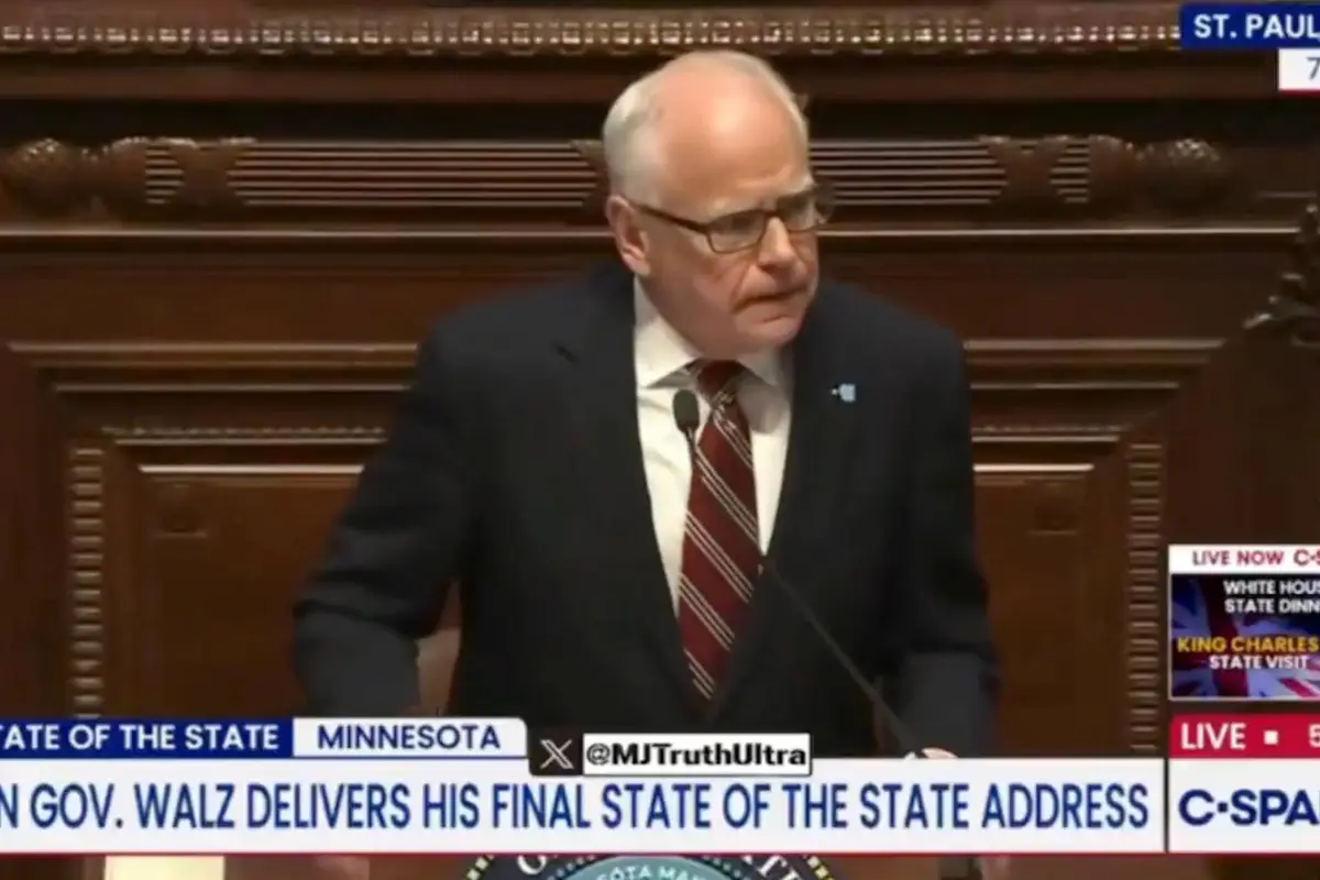 Tampon Tim Walz brags about increasing prisoner voting, pre-registering teenagers, as if those are good things