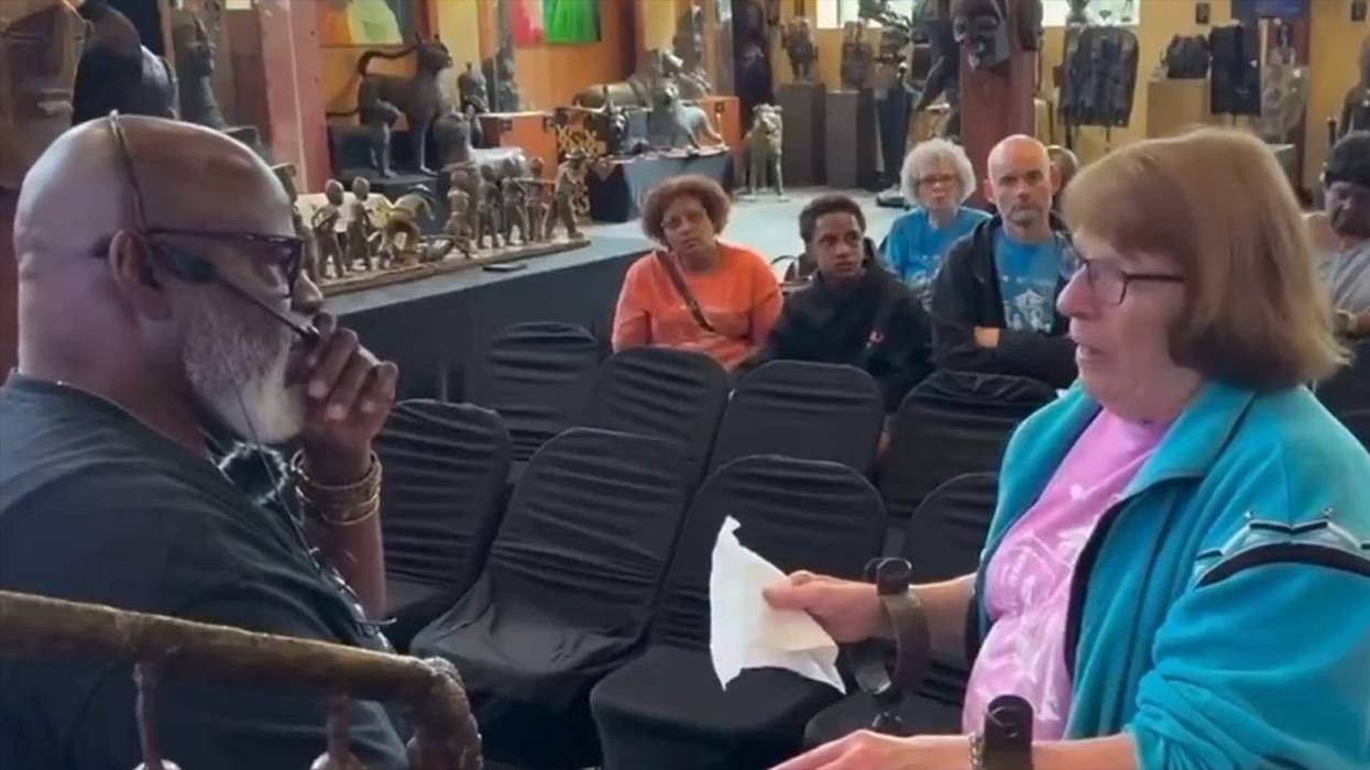 Video resurfaces of a taxpayer-funded museum shackling a white woman so she could experience slavery