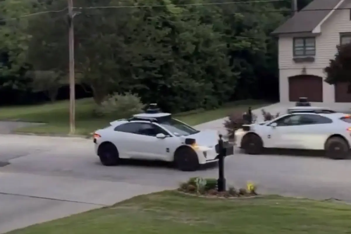 Self-driving cars take over a neighborhood as residents fear for the safety of their pets and kids