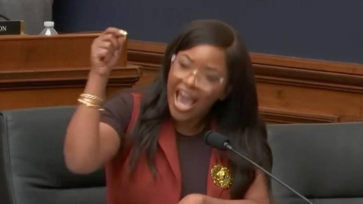 Jasmine Crockett insists on going out with a bang, demands hearing on something she calls "white supremacy"