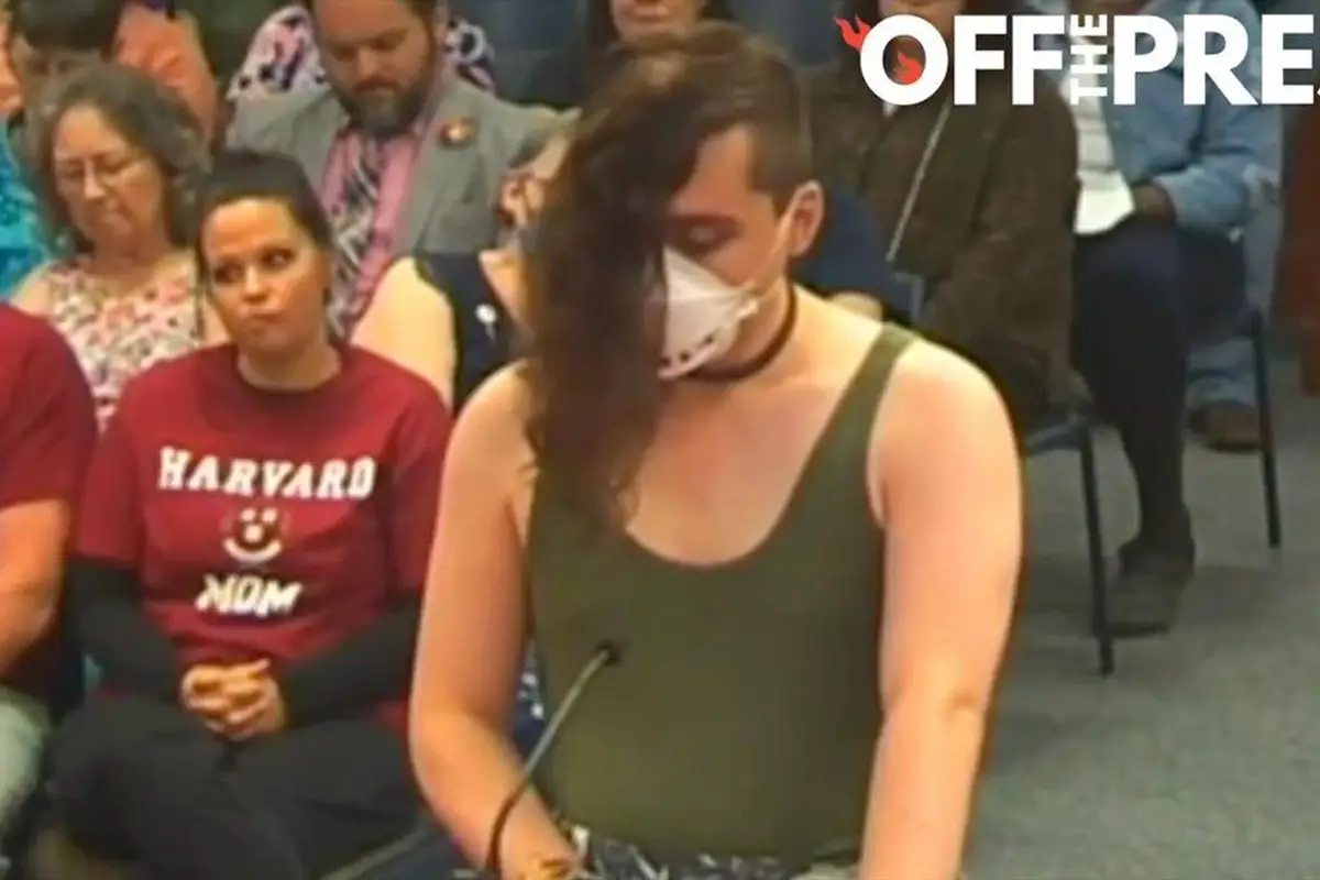 Trans activist attacks parents at a school board meeting, claiming their kids don't belong to them