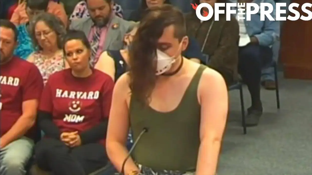 Trans activist attacks parents at a school board meeting, claiming their kids don't belong to them