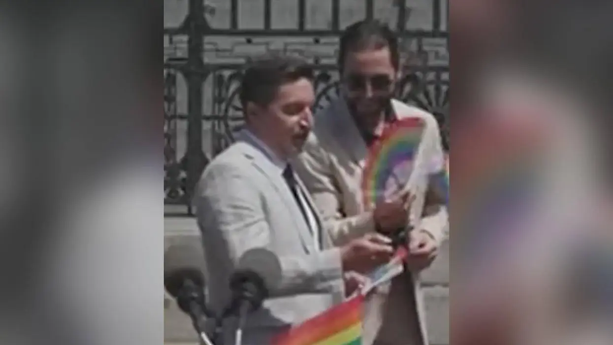 Woke democrat official busted mocking LGBTQ voters he was supposed to be pandering to at a Pride event