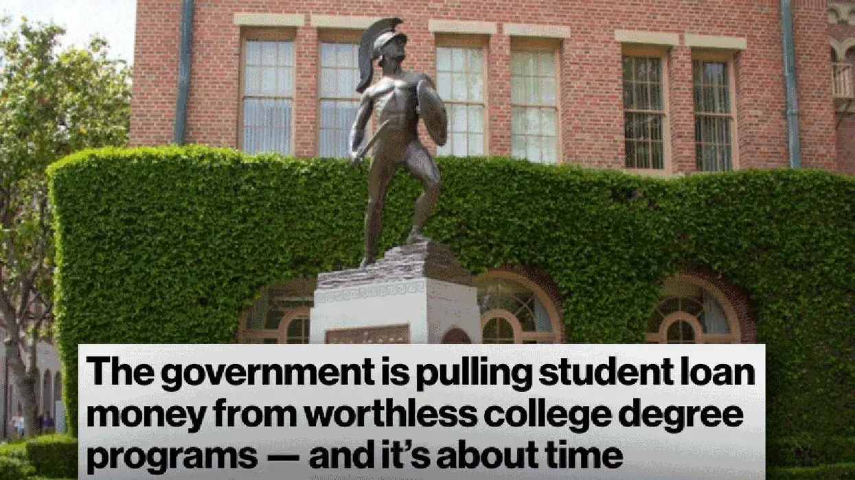 Donald Trump puts worthless college degrees in the crosshairs, and it's about time