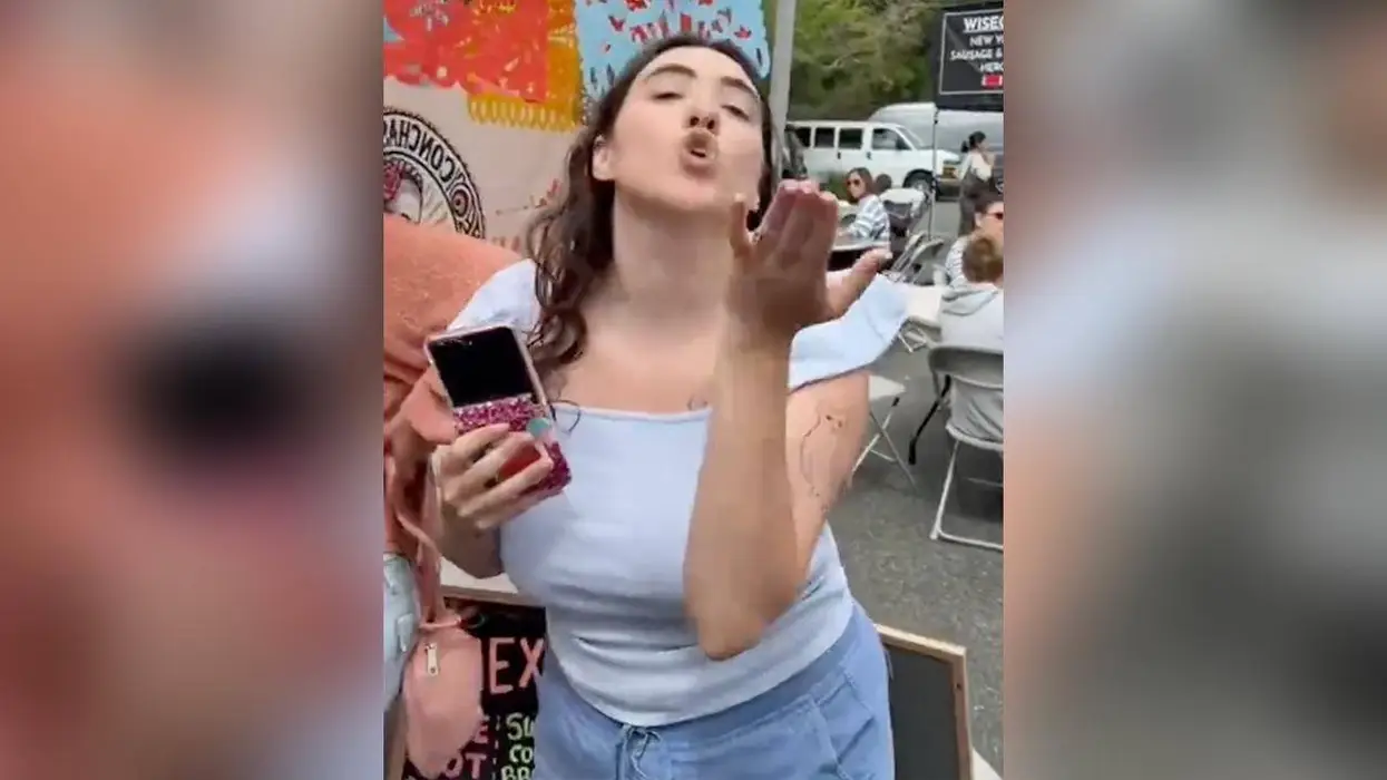 School Nurse Loses It On Conservative Couple For Wearing Charlie Kirk Shirt