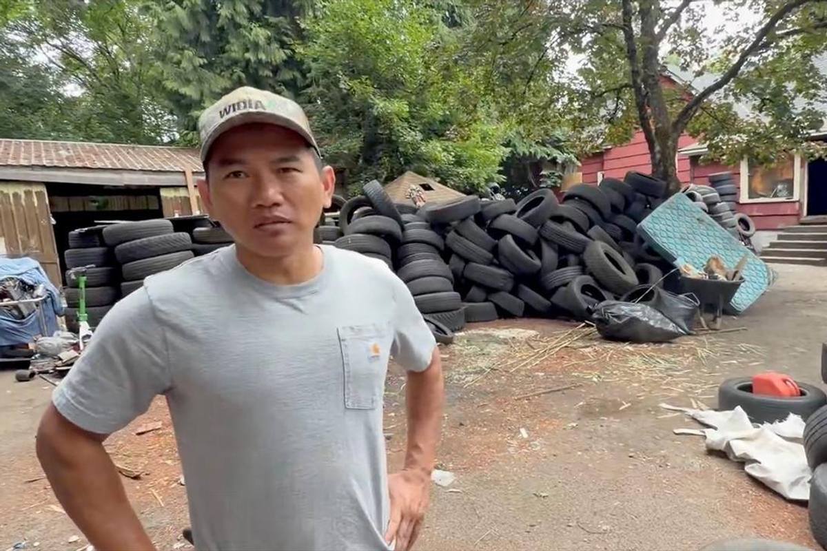 Man Comes Home To Squatters - And Over 50,000 Tires - On His Property