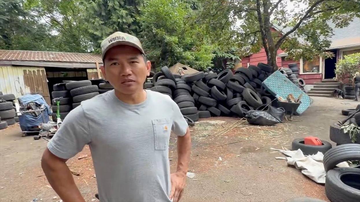 Man Comes Home To Squatters - And Over 50,000 Tires - On His Property